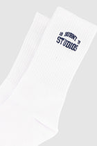 1978 Crew Socks - White & Navy