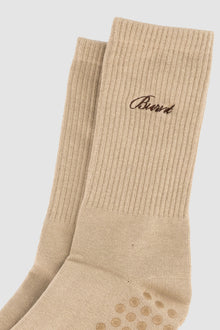 Studio Grip Sock - Cashew