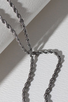 Rope Chain Necklace - Silver