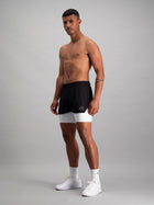 Energy 2-in-1 Short - Black & White