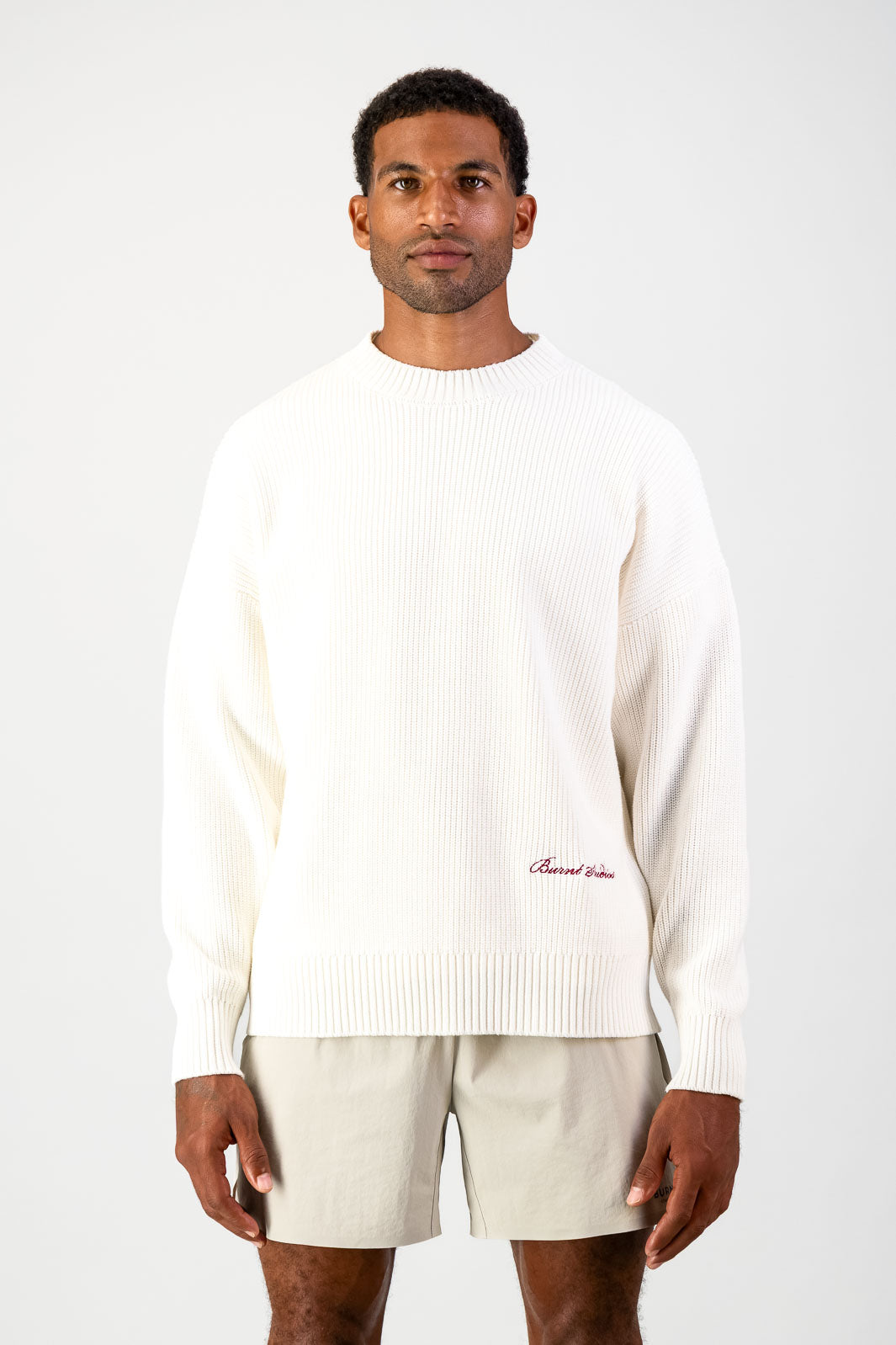 Boxed Crew Knit - Cream
