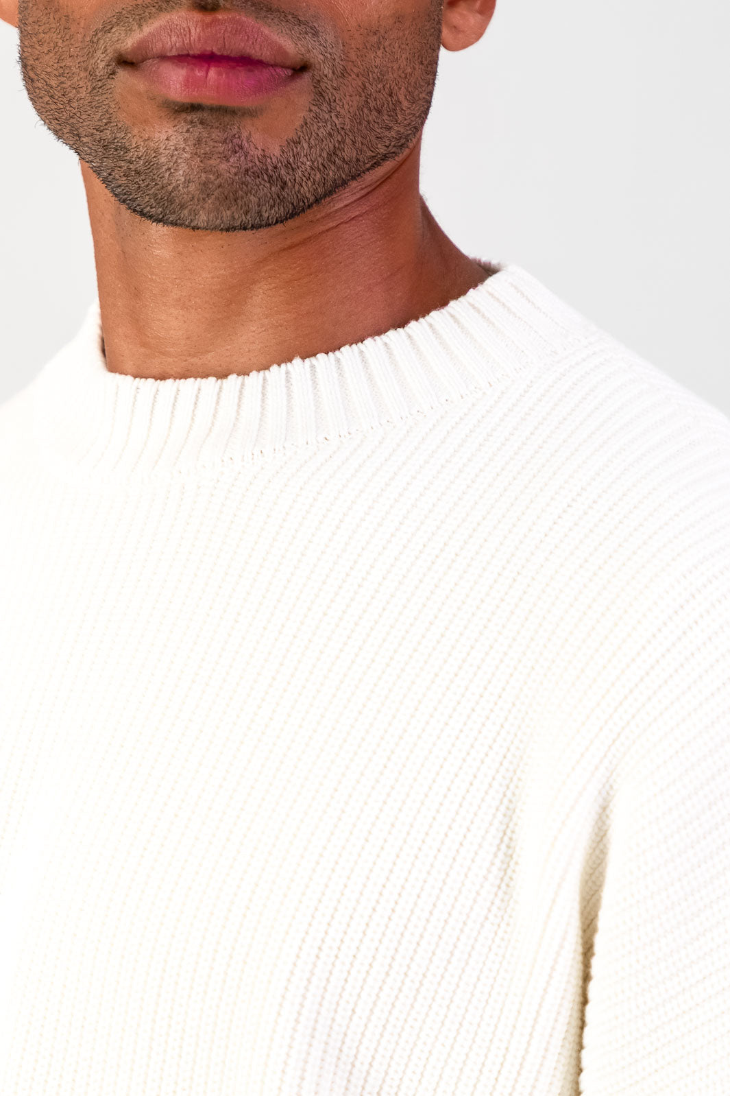 Boxed Crew Knit - Cream
