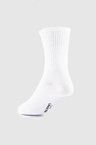 Headline Sock - White & Red