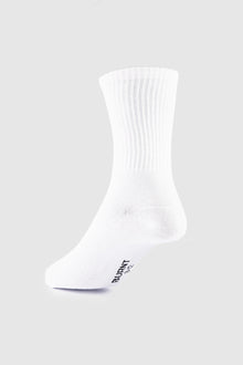 Headline Sock - White & Red