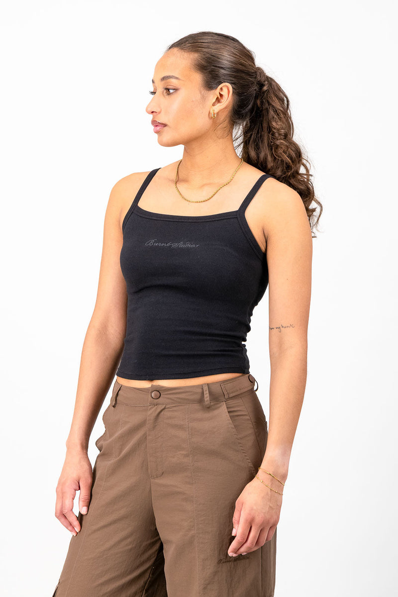 Minimal Rib Tank - Black