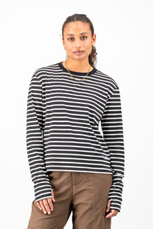 The Base Long Sleeve - Black/White