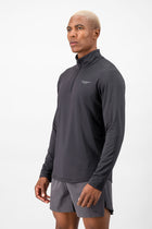 Carbon 1/4 Zip - Black