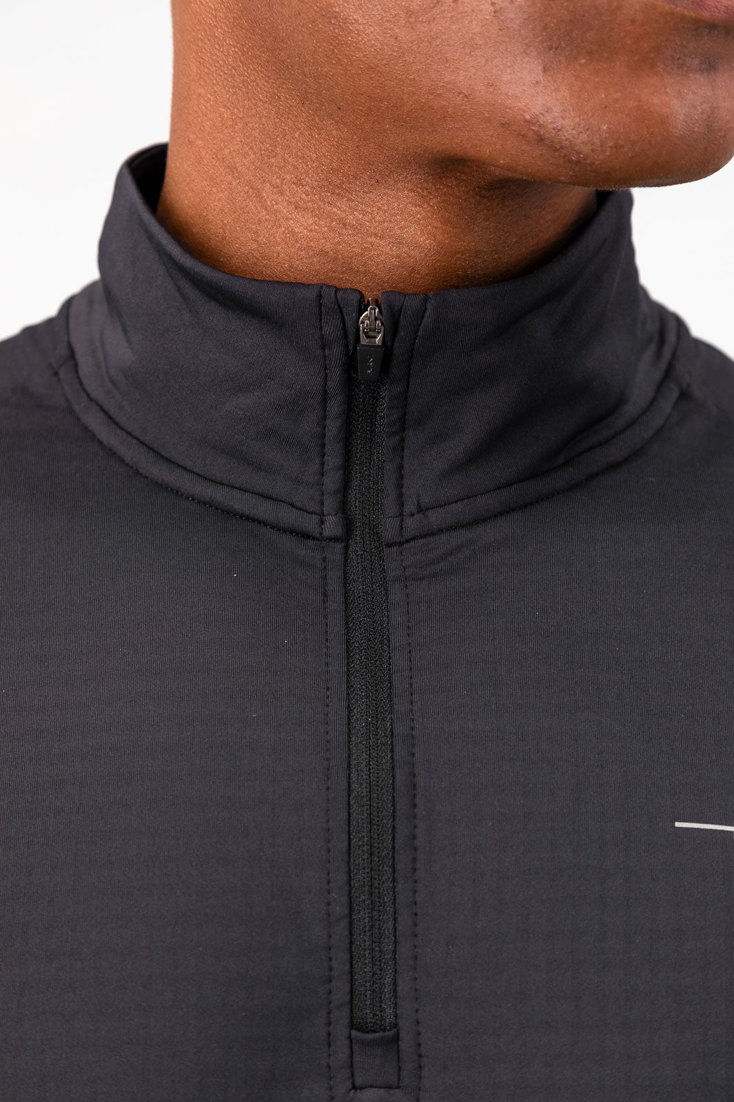 Carbon 1/4 Zip - Black