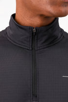 Carbon 1/4 Zip - Black