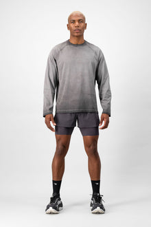 Cotton Long Sleeve  - Graphite