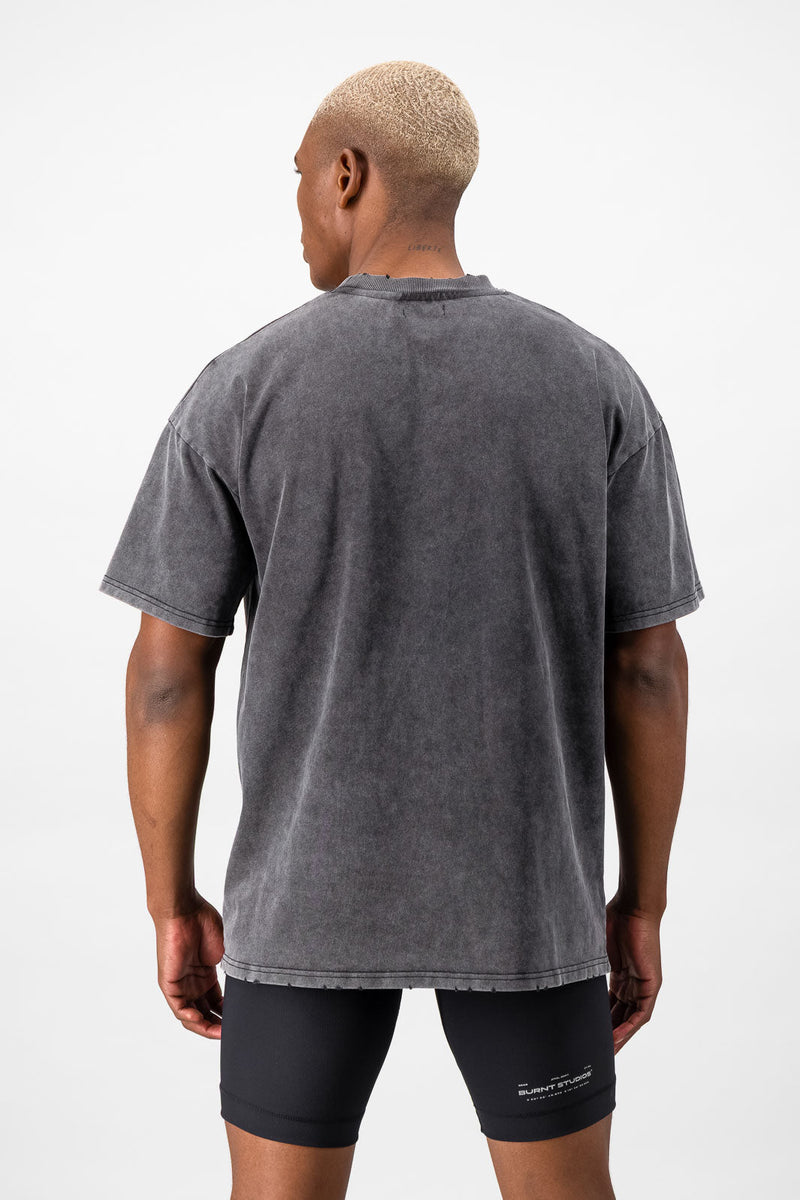 Ultra Heavy Tee - Acid Black