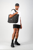 Quilted Tote Bag - Black